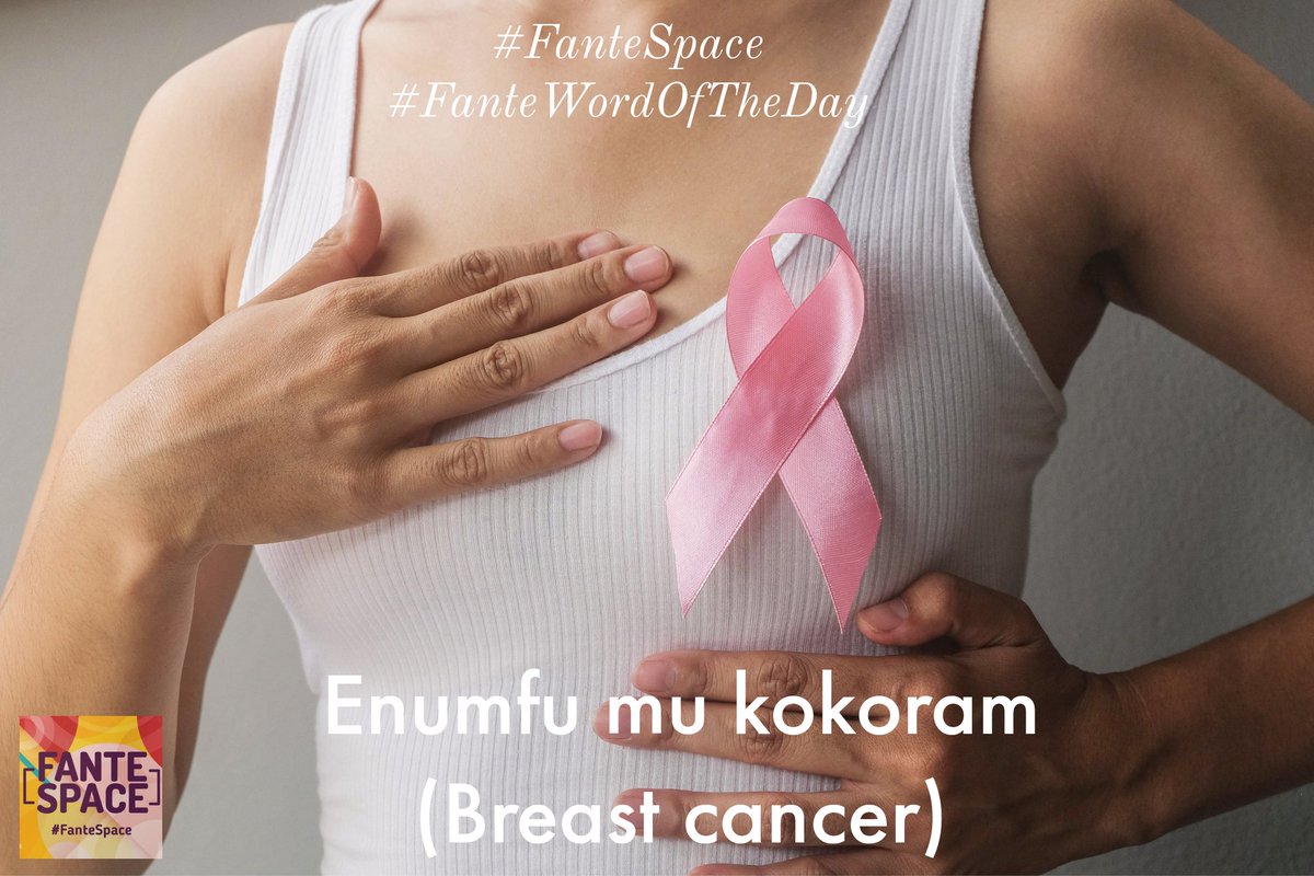 Ndɛ da yi ne Mfantse kasafua

Enumfu mu kokoram (Breast cancer)

#NoBraDay #BreastCancerAwarenessMonth #breastcancer #BreastCancerAwarenessDay