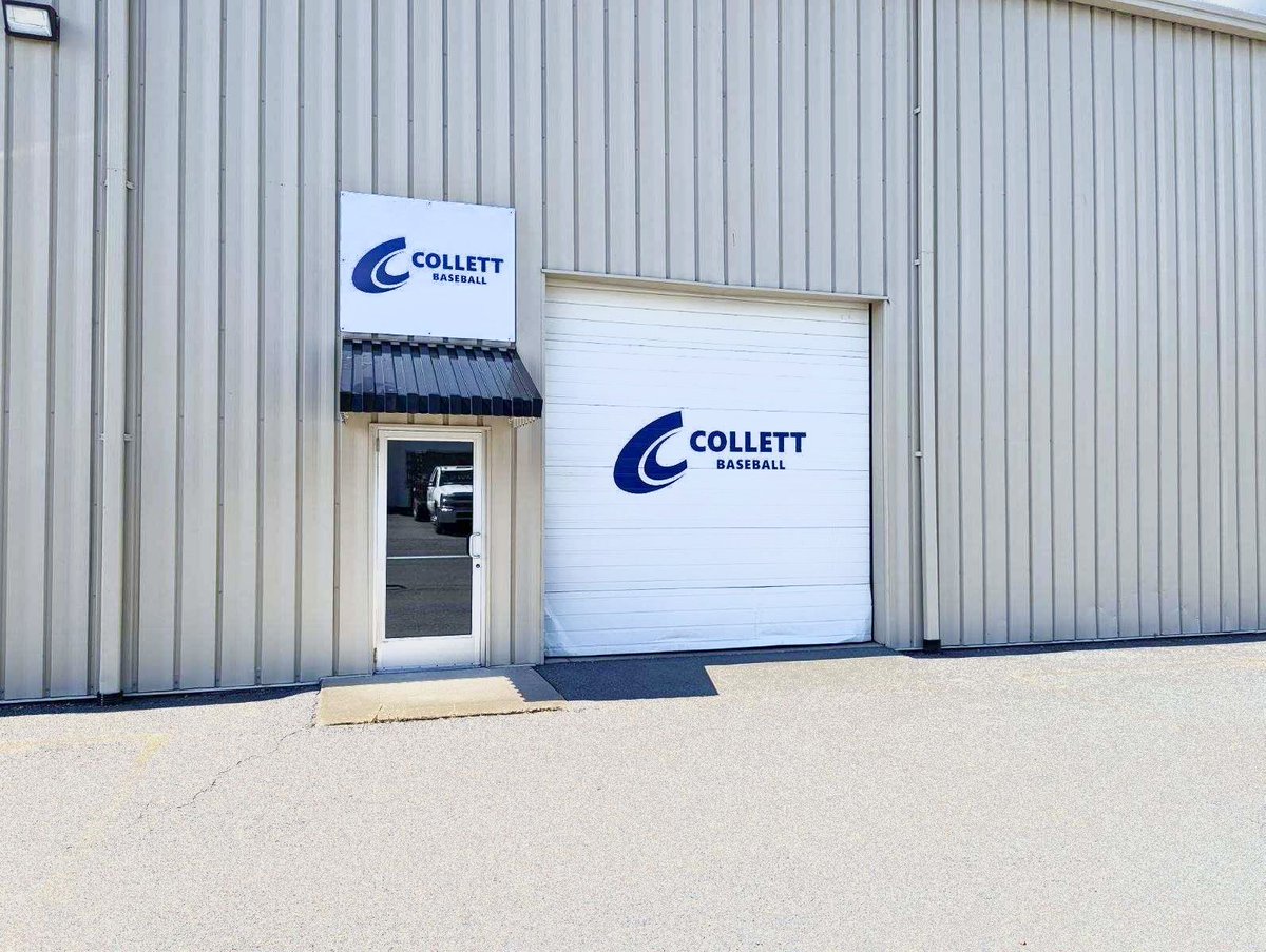 collettbsbl's tweet photo. Collett Baseball grand opening date coming soon 👀 https://t.co/u9hVA6OT0S