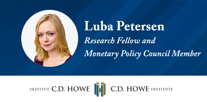 C.D. Howe Institute (@cdhoweinstitute) on Twitter photo 📣 Meet <a href="/luba_petersen83/">Luba Petersen</a> – our latest Research Fellow and the newest member of our Monetary Policy Council. Learn more: bit.ly/48Uq5rS #cdnecon <a href="/SFU/">Simon Fraser University</a> <a href="/SFUEcon/">SFU Economics</a> 📣 Meet <a href="/luba_petersen83/">Luba Petersen</a> – our latest Research Fellow and the newest member of our Monetary Policy Council. Learn more: bit.ly/48Uq5rS #cdnecon <a href="/SFU/">Simon Fraser University</a> <a href="/SFUEcon/">SFU Economics</a>
