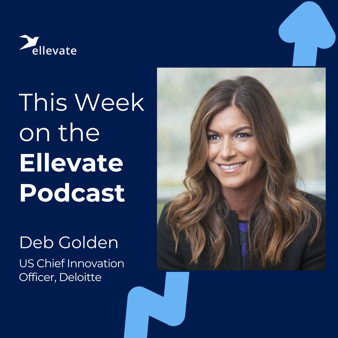 Tune in! → ellevatenetwork.com/podcasts?utm_s… @go1denhokie, US Chief Innovation Officer at @DeloitteUS, joins the podcast to discuss cybersecurity, ways to bring diverse and complex solutions to tech with critical thinking, and her work with service dogs.