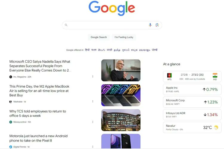 Discover could get even more important for publishers. A *confirmed* test on DESKTOP -> Google tests adding a Discover Feed to its valuable desktop homepage theverge.com/2023/10/13/239…