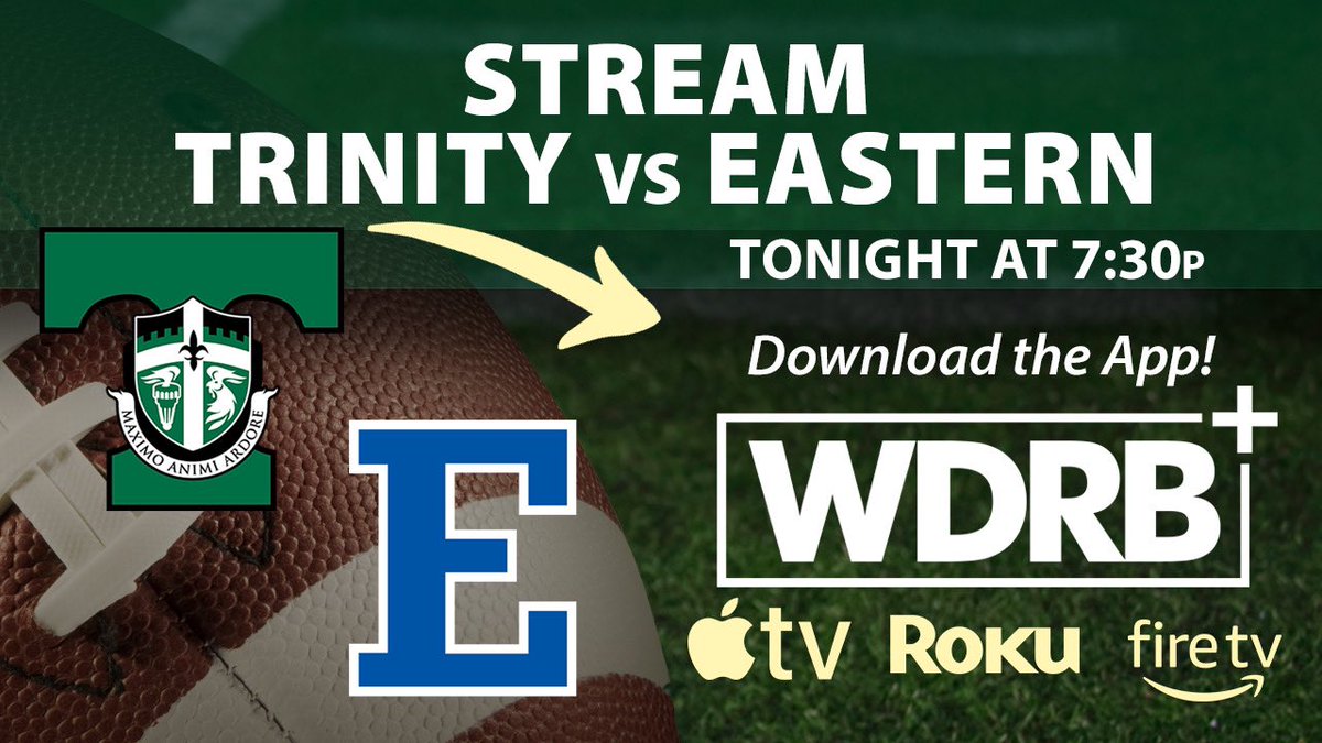 Media1Kidd's tweet photo. Tonight on WDRB+
@trinitysports vs @eaglesfb https://t.co/ySPQj8muJi