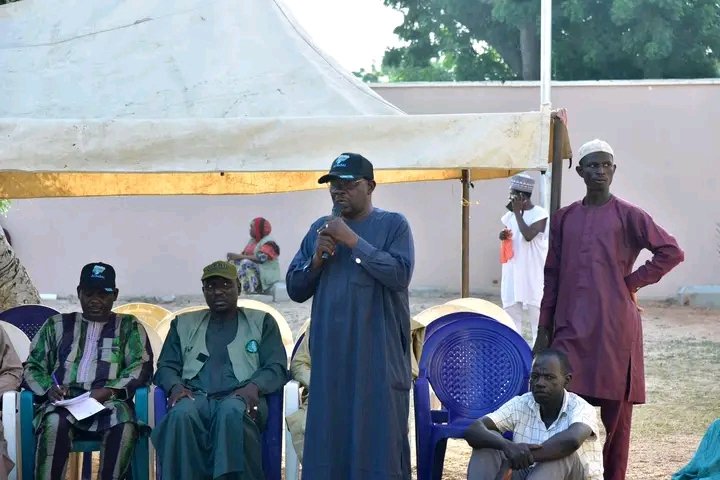 gerinitiative's tweet photo. The Executive Director of Global Environmental Responds Initiative, Dr Ngare Dogo who is the Lead Consultant for the Focal NGO Borno ACReSAL project said Shani is one among the Local Governments selected to provide 25 Hectares of land for the plantation of woodlots. https://t.co/I3ZDsPTisa