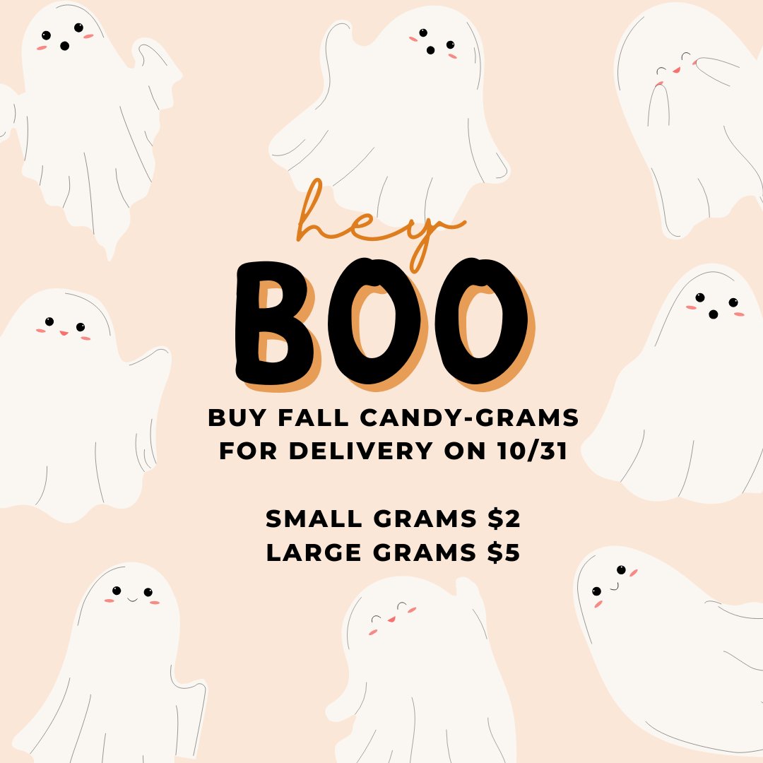 Join Us Next Week for our Fall Fling. There will be food, games and a bomb DJ. Your ticket includes entrance, pizza and a beverage. Additional snacks will be for sale. Get your tickets from Ms. Jackson or Ms. Crooke during Lunch. Also candygrams are for sale see Ms. J or Ms. C.