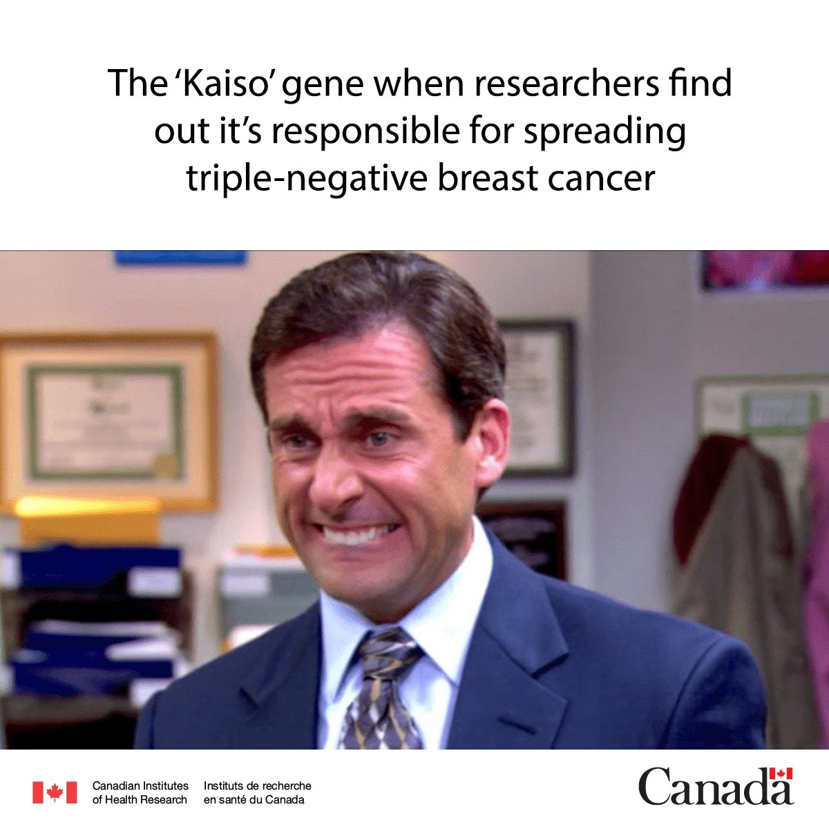 Triple-negative breast cancer (TNBC) has a higher mortality rate than any breast cancer. Fortunately, Dr. Juliet Daniel @MacHealthSci made a discovery that could lead to new life-saving treatments. 🧬 

cihr-irsc.gc.ca/e/53154.html 

#BreastCancerAwarenessDay