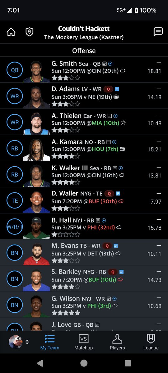Bktaylo86's tweet photo. @NFLFantasy https://t.co/pBljQQHZBe