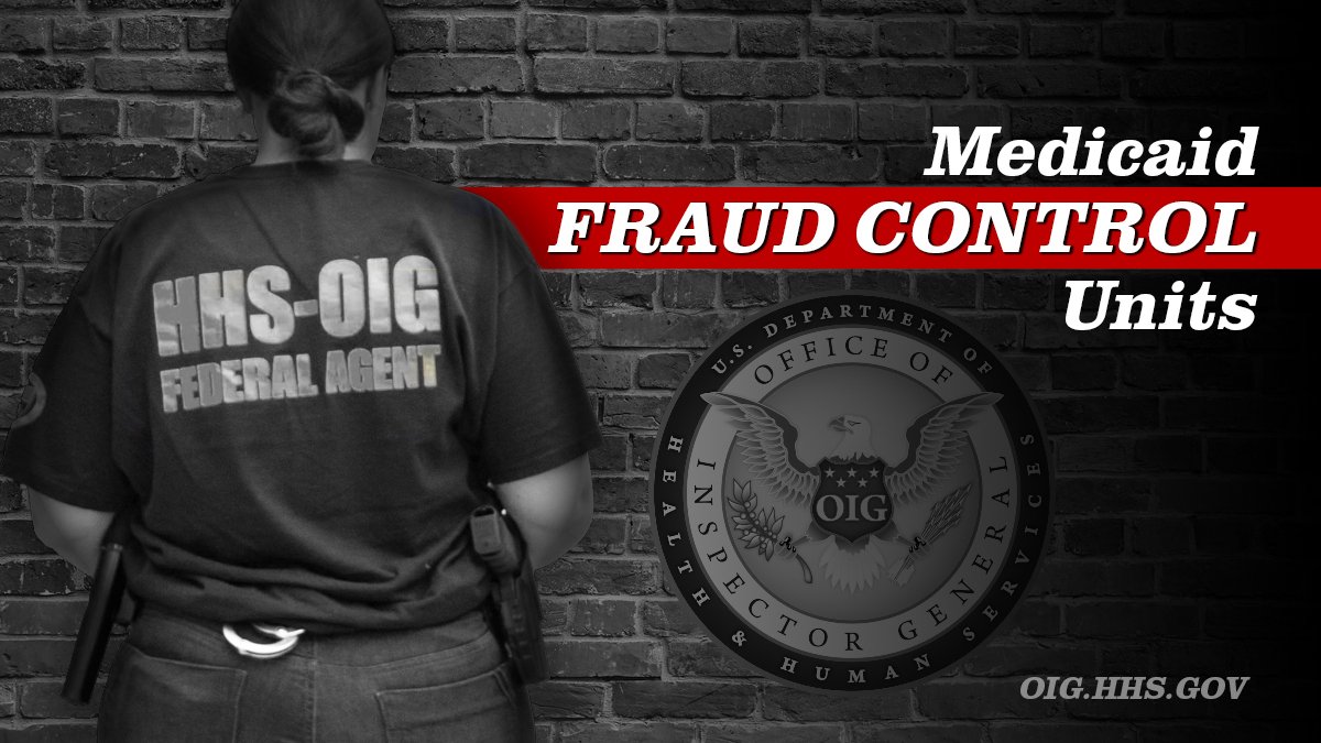 OIGatHHS's tweet photo. Medicaid Fraud Control Units are valuable law enforcement partners in our fight against health care fraud, waste, and abuse. Learn about their impact around the nation here: https://t.co/V50unrscBN #MFCU https://t.co/SAX1LO9oYp