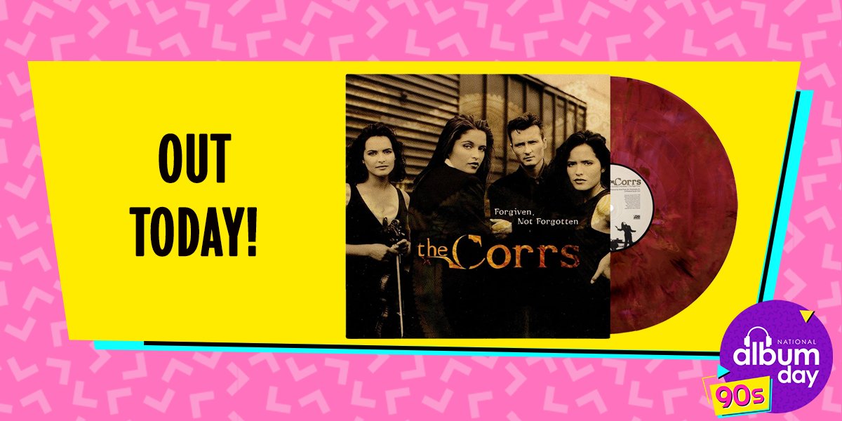 Happy #NationalAlbumDay! Celebrating the albums of the 90s. Which is your favourite? After Forgiven, Not Forgotten & Talk on Corners obviously😉

Our debut album from 1995 'Forgiven, Not Forgotten' is out now on recycled coloured vinyl! thecorrs.lnk.to/FNF @albumdayuk