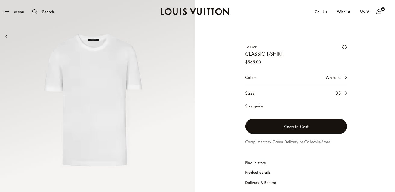 Louis Vuitton, Black shirt - Unique Designer Pieces