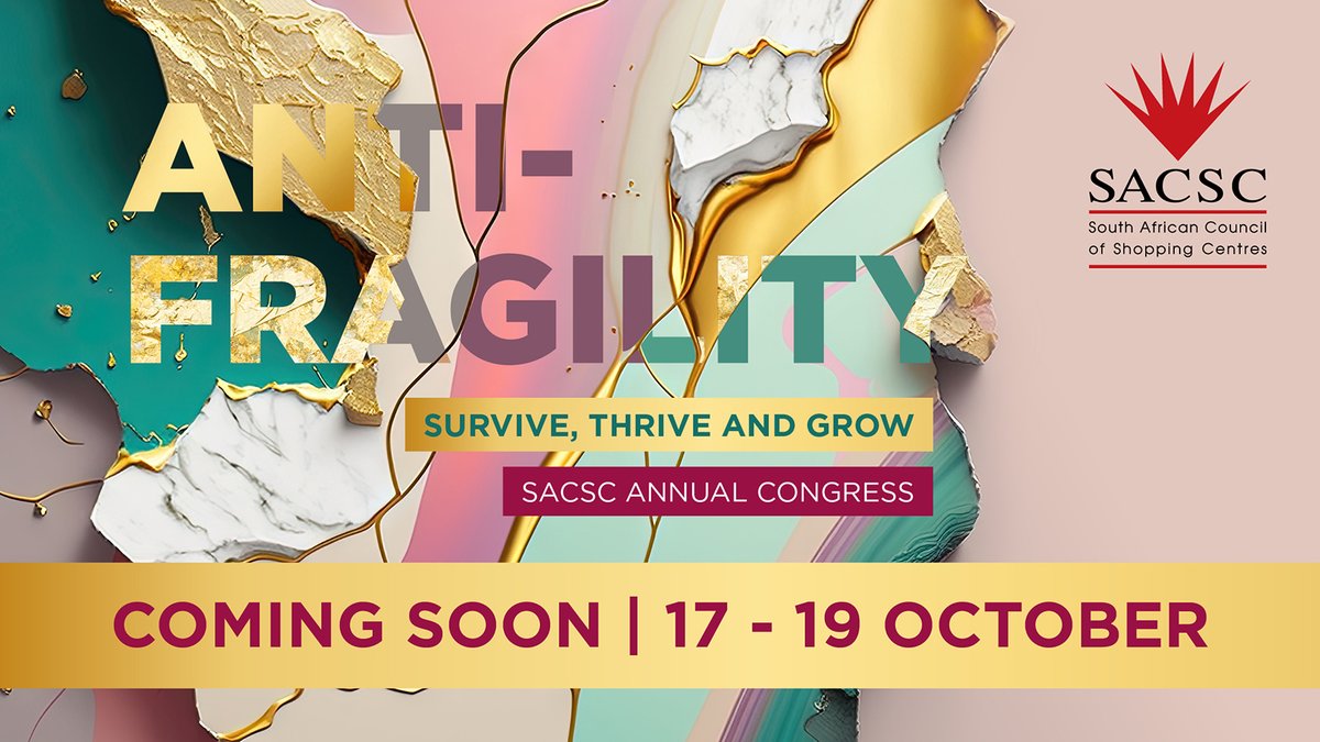 SACSC1's tweet photo. Anti-fragility as a concept should be leading strategy in todayβs landscape.
The SACSC Annual Congress is themed as such and along with 1300 delegates, weβre exploring how to make it a reality with a host of local and international speakers.
#retail #sacsc #marketing #sacsc2023 https://t.co/JgeE3ggqdM
