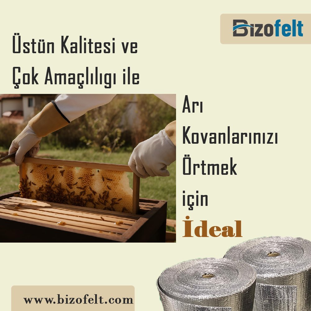 Üstün kalitesi ve çok amaçlılığı ile Bizofelt  arı kovanlarının örtüsü olarak kullanılabildiği gibi , hayatınızın her alanında sizlere yardımcı olacaktır. #Bizofelt #yalıtım #izolasyon #yalıtımmalzemeleri