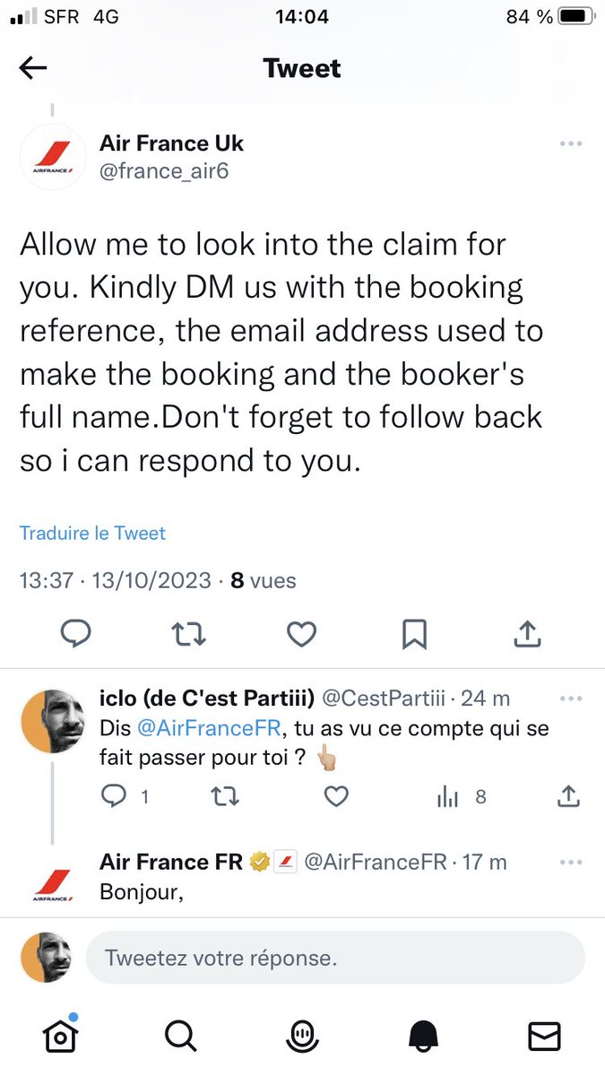 CestPartiii's tweet photo. @AirFranceFR Bein... vous avez juste à remonter l’échange. https://t.co/cfZQ6WvdT1