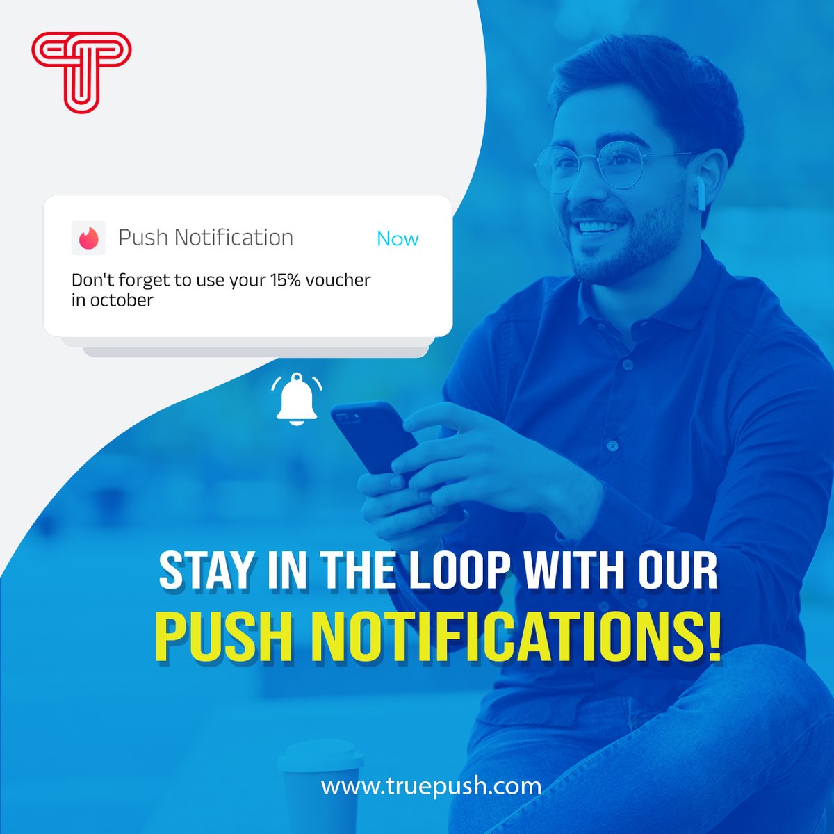 TruepushHQ's tweet photo. Get real-time updates, exciting offers, and important announcements right at your fingertips. Don't miss out on the action! 📲💥
Visit us: https://t.co/ohmcf2nkxv
#StayConnected #PushNotifications #engagement #alerts #retention #truepush https://t.co/LdYlfttE8H