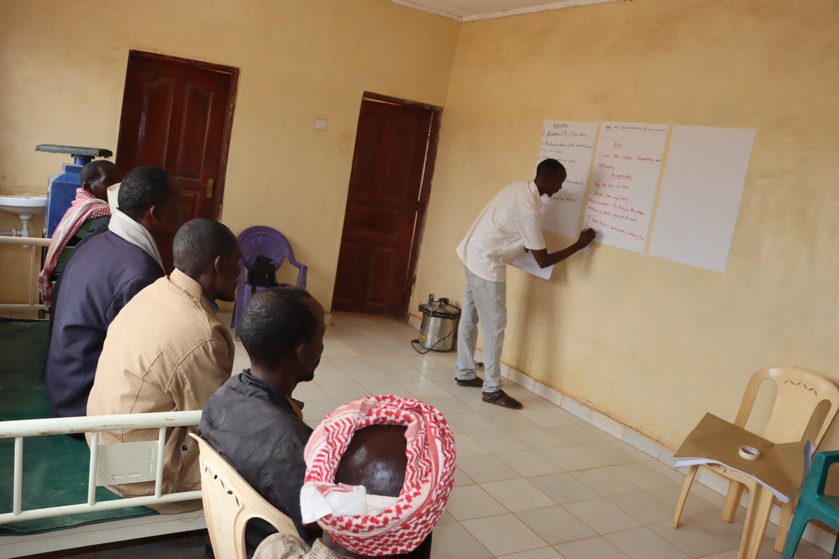 Borehole committee members in Tito, Eldas sub county and Lanqot, in Wajir west sub county were trained by <a href="/wasda_kenya/">Wasda kenya</a> in partnership with <a href="/WajirKE/">𝐖𝐚𝐣𝐢𝐫 𝐂𝐨𝐮𝐧𝐭𝐲 𝐆𝐨𝐯'𝐭</a> on health and water management.

The committee members underwent comprehensive training,