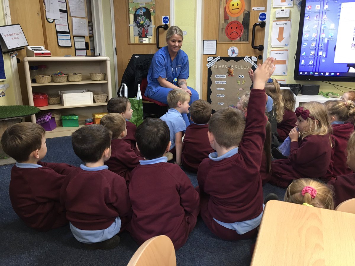 MrsPBHPS's tweet photo. A huge thank you to nurse Beth for coming to visit us this week. We learned what she does in her job to help others and what tools she uses. @BeaufortHillPri https://t.co/FOhqZDGByq