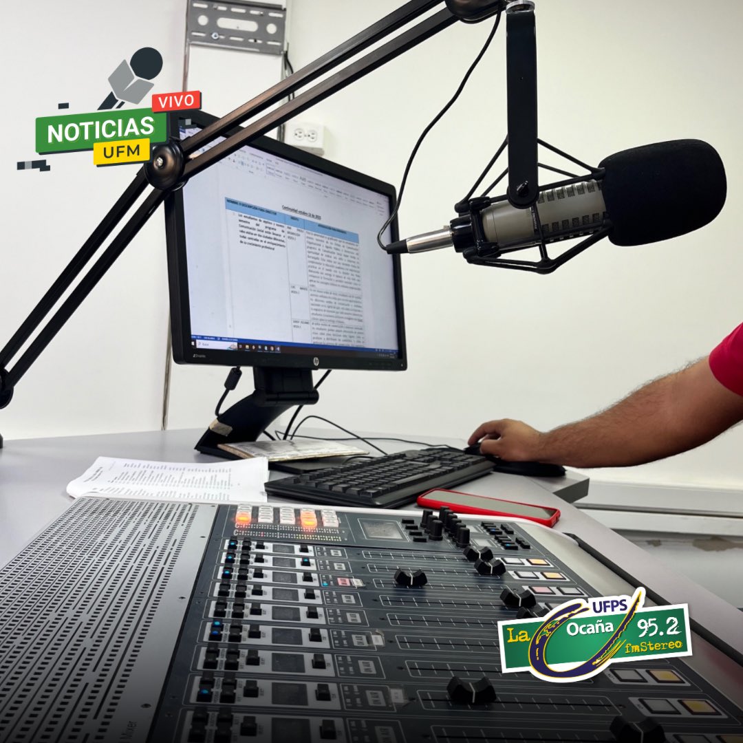 laufmradio's tweet photo. Inicia #NoticiasUFm en la 95.2 fm 📻 🎙️ conozca el acontecer diario de Ocaña, La Provincia y nuestra UFPS Ocaña https://t.co/ygMdLO4yRG