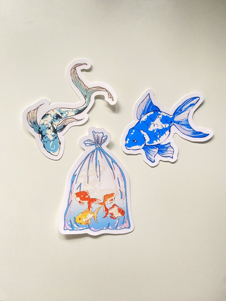 haranikala's tweet photo. from the pond ~ 
sticker collection https://t.co/j3QfDc3hEu