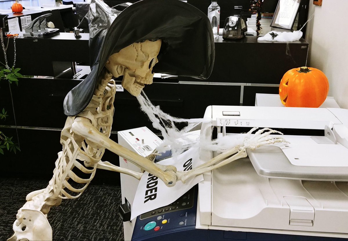 Don't let a scary broke down piece of office equipment make your Friday the 13th anymore terrifying . Reach out to us today to assist in your terror problems. #konicaminolta #fridaythe13th #service