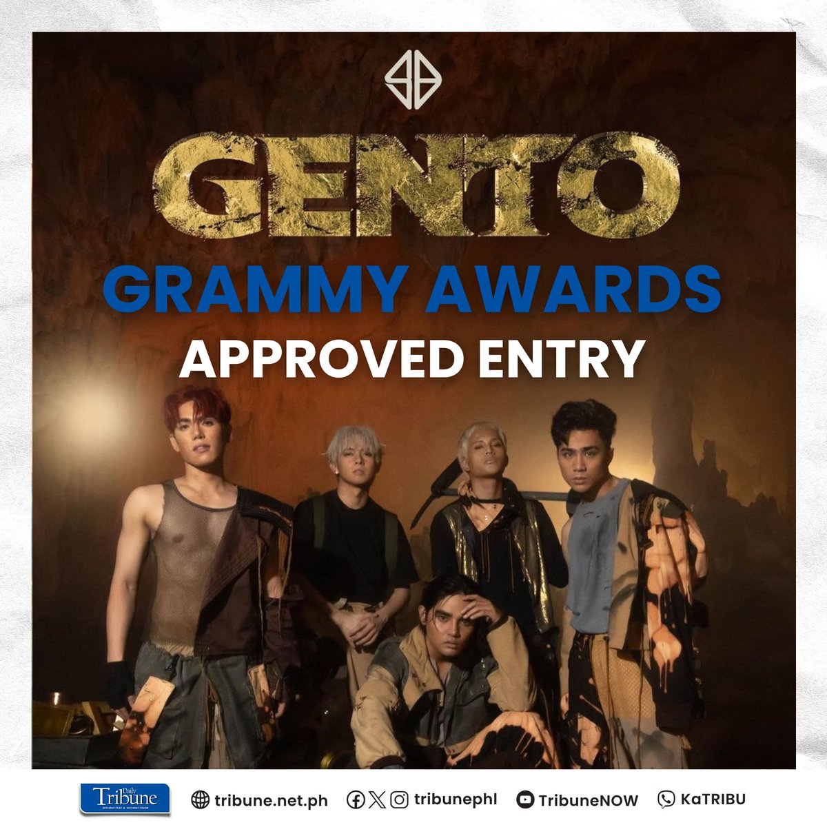 tribunephl's tweet photo. CONGRATULATIONS, MAHALIMA! 

P-pop supergroup SB19's hit song "Gento" became an approved entry for "Best Pop Duo/Group Performance" to the Grammy Awards, Sony Music PH announced on Friday. 📸SB19/IG

Read more entertainment stories via https://t.co/YtgffxTKPp https://t.co/goUOKFRo8d