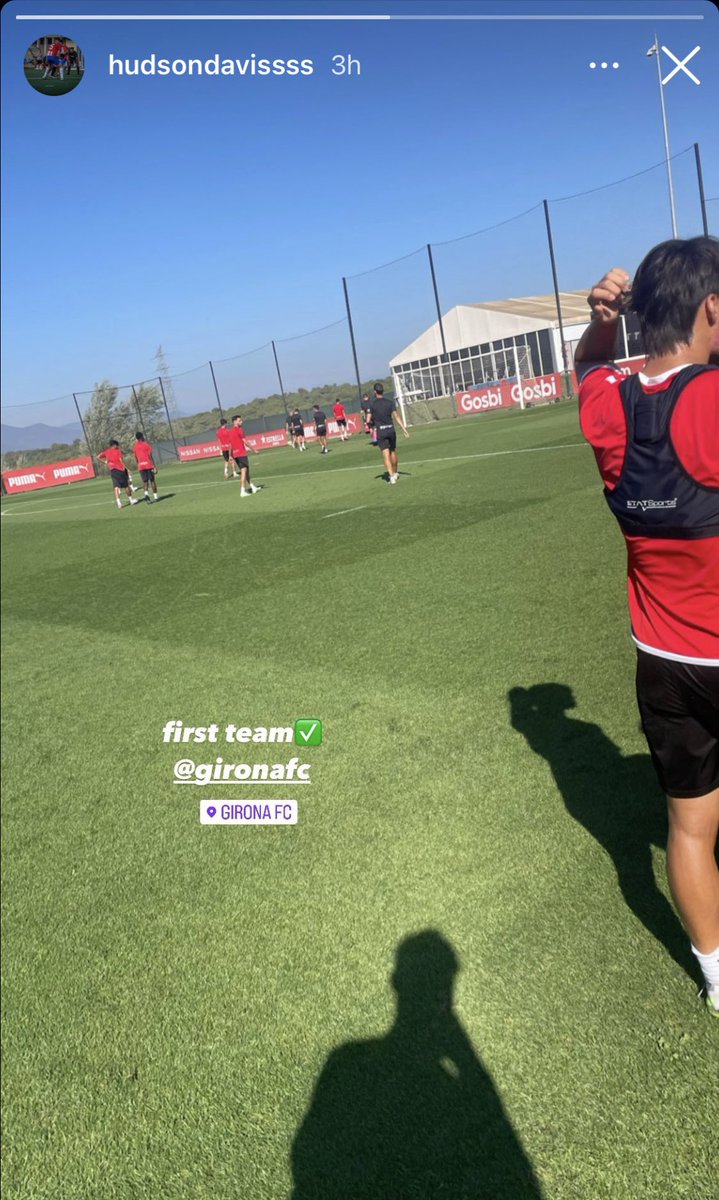 former USYNT Hudson Davis trained with the Girona 🇪🇸 first team this morning 👀

Davis signed with Girona over the summer ✍️

#USMNT