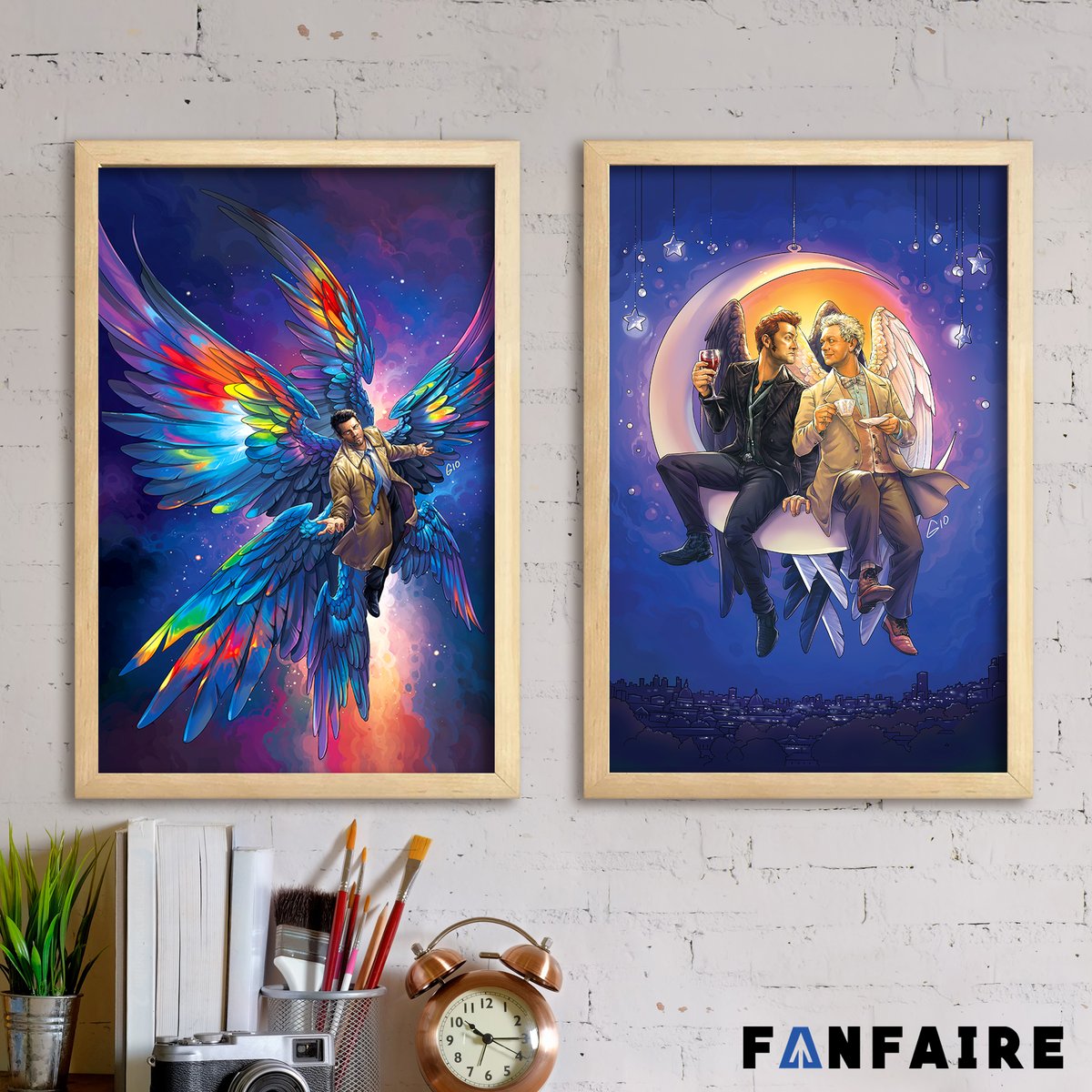 Super excited to share that I have residency as artist for
<a href="/Stands/">Stands</a> on Fanfaire site. I've posted 2 unique pieces (GO and Castiel). Hope you love them!! shopstands.com/collections/fa…
We will be donating a portion of every purchase to Meals on Wheels! #GoodOmens #Castiel #FanArtFriday