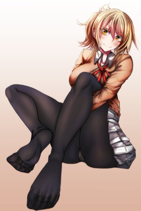 すけぶ絵。黒タイツリクエストありがとうございました。濃度はいっつも迷うのよね(iphoneとかそれ以外の端末で結構変わるし) 