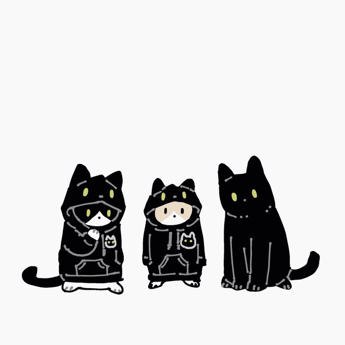 「黒猫 しっぽ」のTwitter画像/イラスト(新着)｜4ページ目