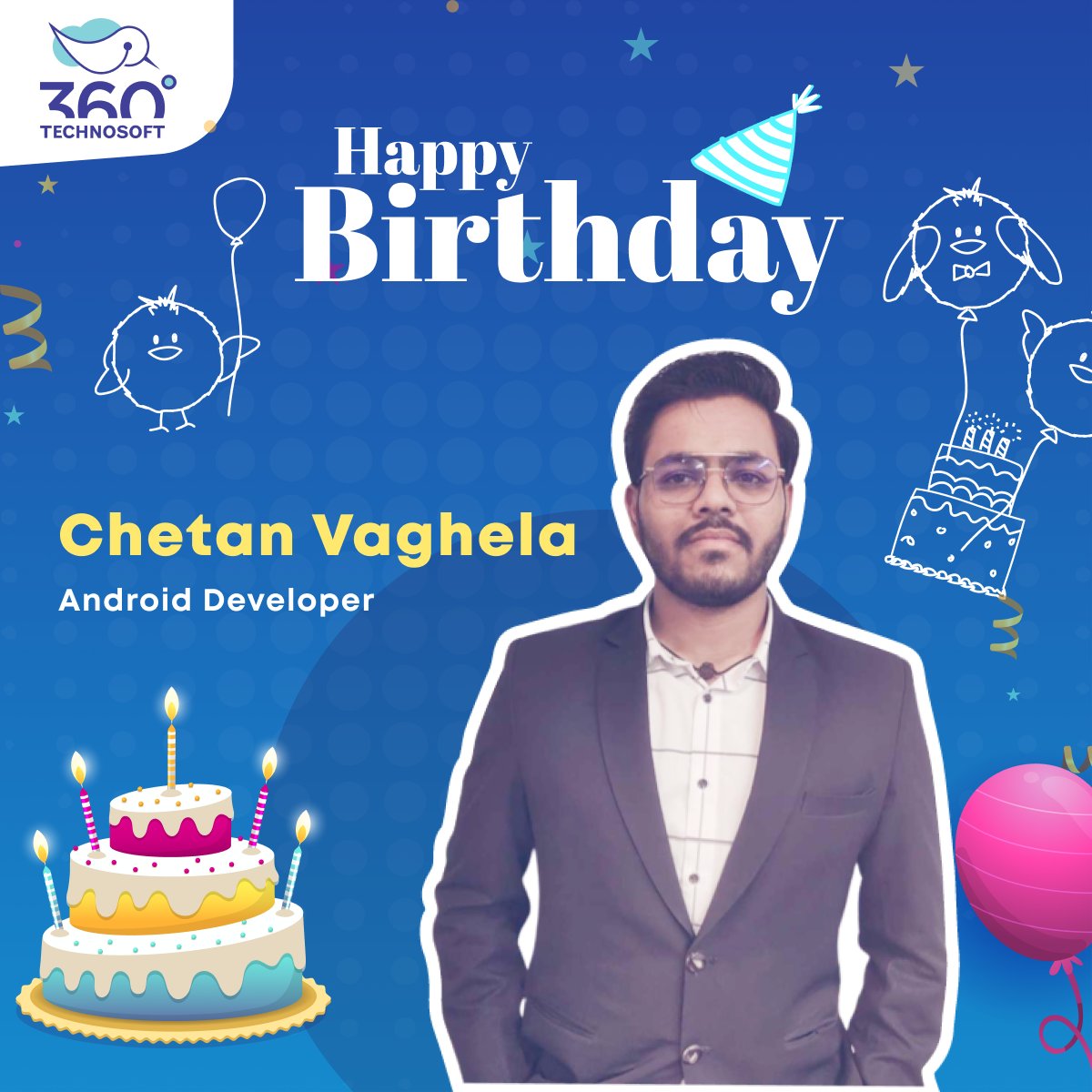 360technosoft's tweet image. 🎉 Wishing a Fantastic Birthday to Chetan Vaghela! 🎂 May your day be filled with joy, laughter, and all the success you deserve. Here&apos;s to another year of great achievements and wonderful moments! 🥳🎈

#happybirthday #birthdaywishes