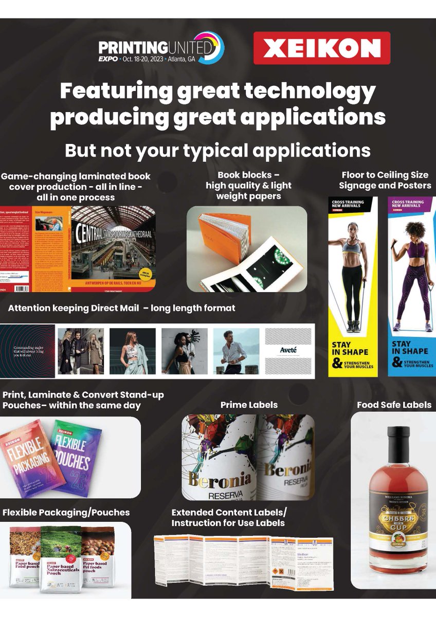 We're excited about the #PRINTINGUnitedExpo in Atlanta next week! Join us at booth B14057.

Get your free show passes to see great technology producing great applications, but not your typical applications, here: prue23.nvytes.co/prue23/inv/430…