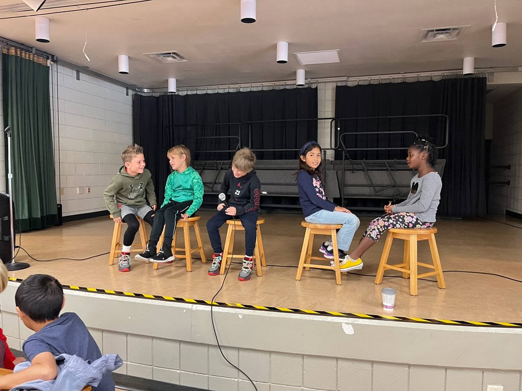 Town Hall Grade Level Meetings about R Factor at GRE! Students leading sessions to discuss how we all are in control of our 20 square feet! #BetterTogether #AlwaysGrowing