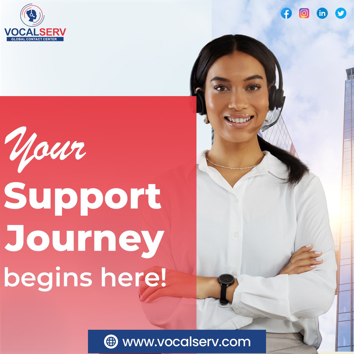 VocalServ's tweet image. Your business journey is our passion, and our team's commitment to your success is unwavering. #PartnerWithUs #BPO #HelpDeskSolutions #CustomerExperience #DallasCustomerSupport #CustomerEngagement #SocialMediaManagement #TechSupport #TexasCustomerService