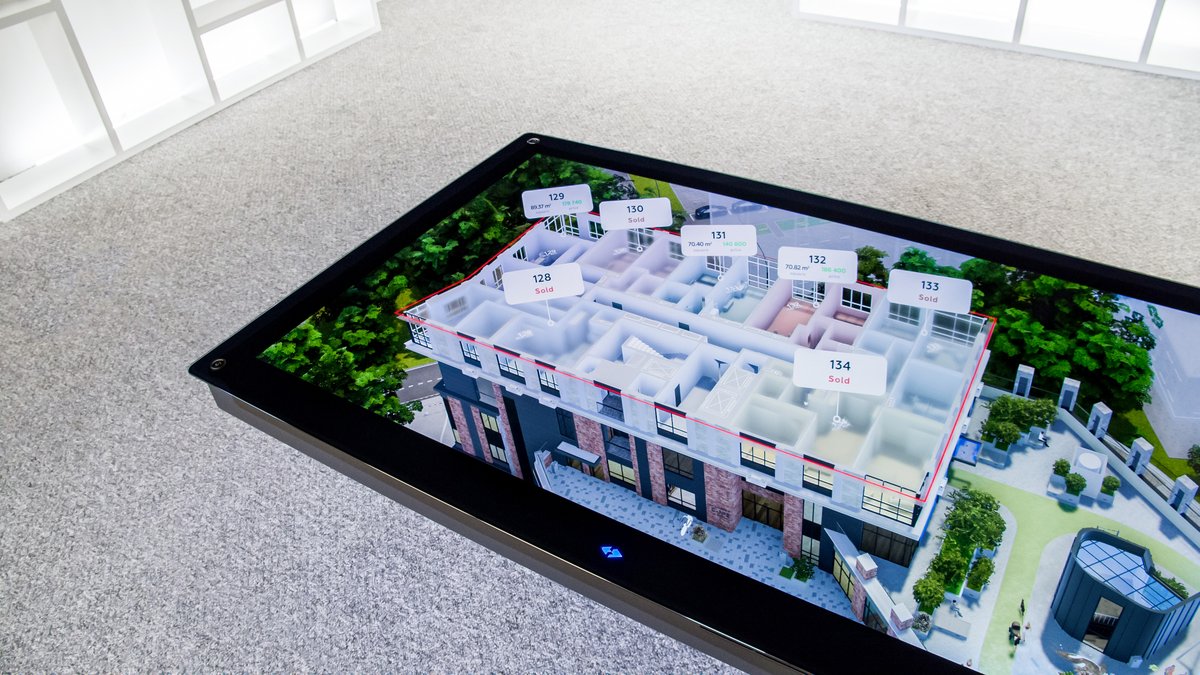 HUGE sales presentations could 'steal' the charm of your project 😐 ILLUMETRY EOS holographic models contain all the essential information like prices and statuses so your clients can explore your project through an immersive XR experience ✨