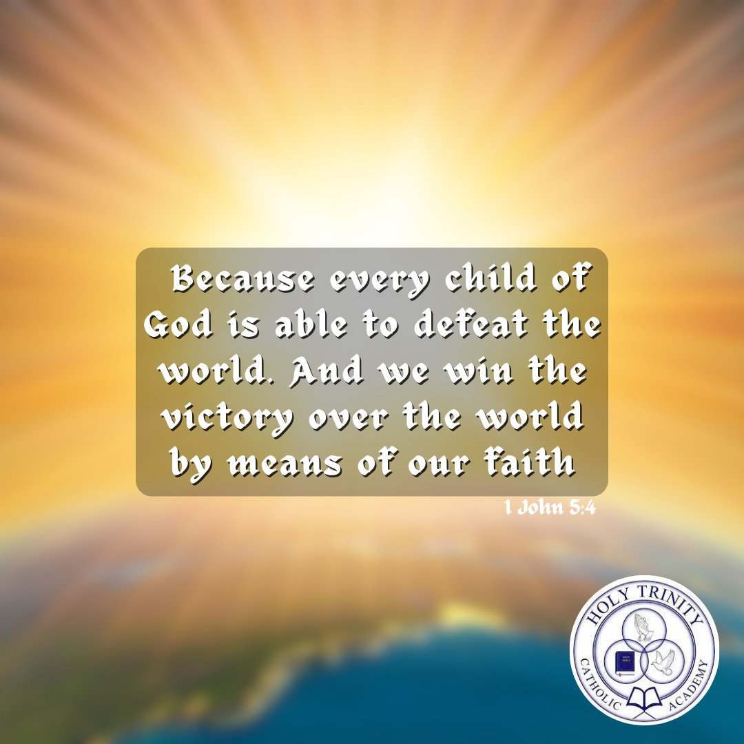 holytrinitycatholicacademy.org #CatholicTwitter #holyspirit #holytrinity #holy #blessedvirginmary #virginmary #motherofgod #popefrancis #CatholicChurch #FridayFeeling #fridaymorning #FridayVibes #FridayMotivation #scripture #Scriptures #GoodNews #bibletwt #bibleverse #Bible