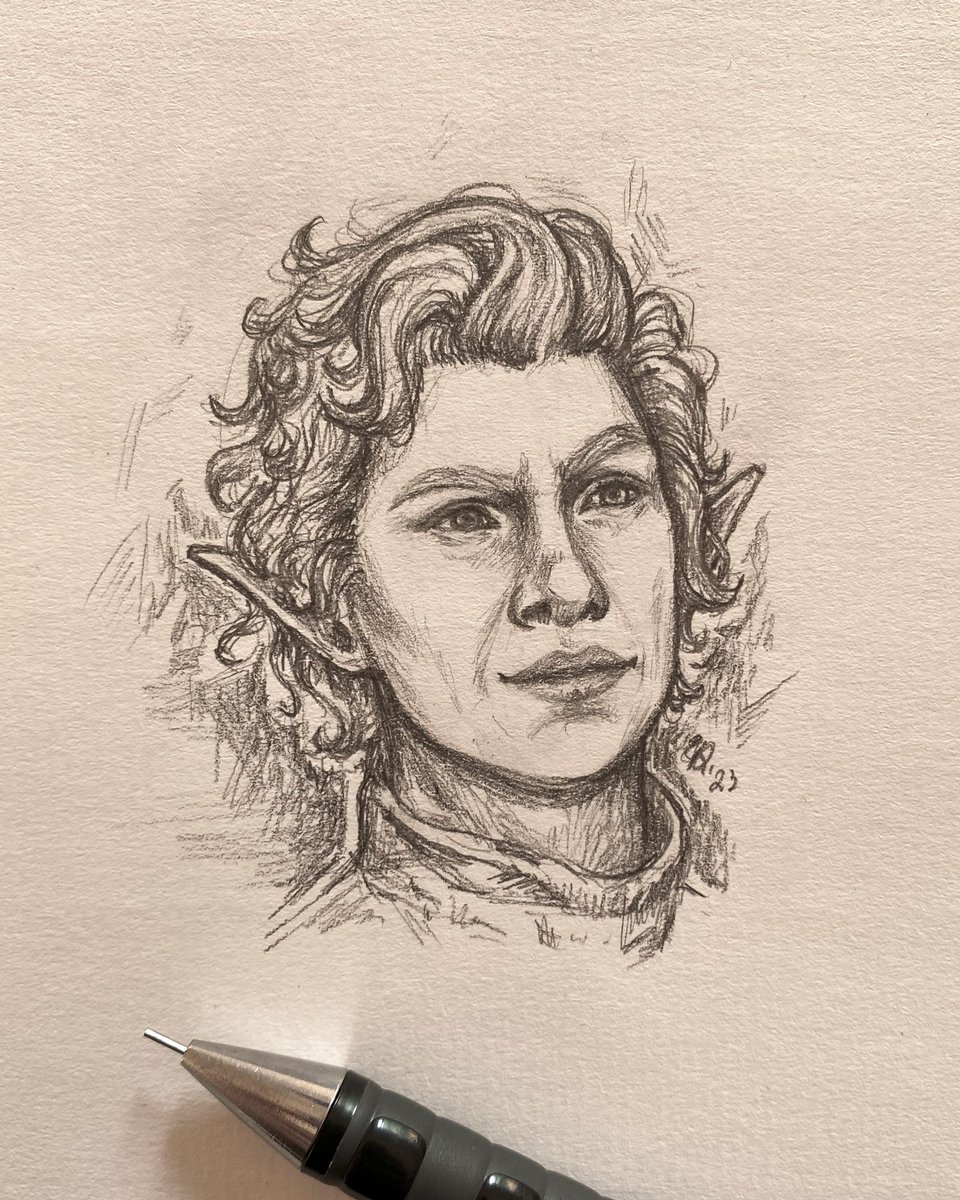 demaerys's tweet photo. Traditional sketch of best boy ✨
@larianstudios thank you for making this man!
#astarion #astarionart #bg3astarion #bg3 #bg3art #Astarionfanart #portrait #sketch #traditionalart #BaldursGate3 #BaldurGate3 #BaldursGate3Fanart https://t.co/sQUvUOZKhE