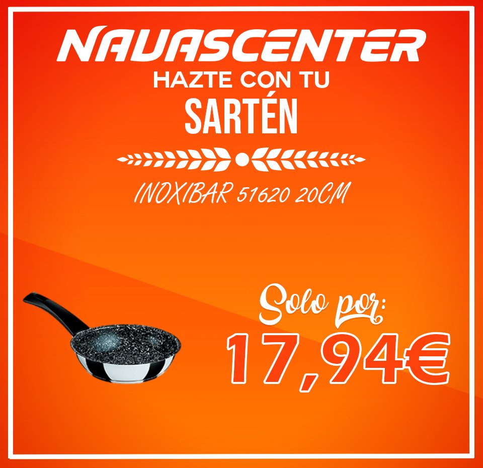 NavasCenter's tweet photo. En #Navascenter, nos importa tu hogar en todos sus detalles. Por ello, nuestra colección de menaje es tan completa.

Descubre en nuestra web o tiendas de Ávila las sartenes más adecuadas para cocinar tus alimentos. Antiadherentes y con una gran resistencia a precios competitivos. https://t.co/r5J5e405MB