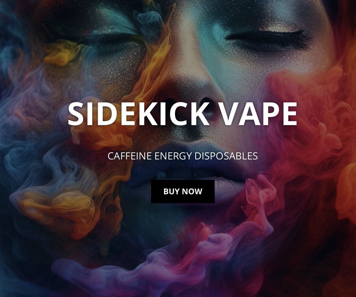 Caffeine vapes now available in stores and online from SideKick Vape. #vapes #sidekickvape #alwaysbyyourside #caffeinevape #energyvape