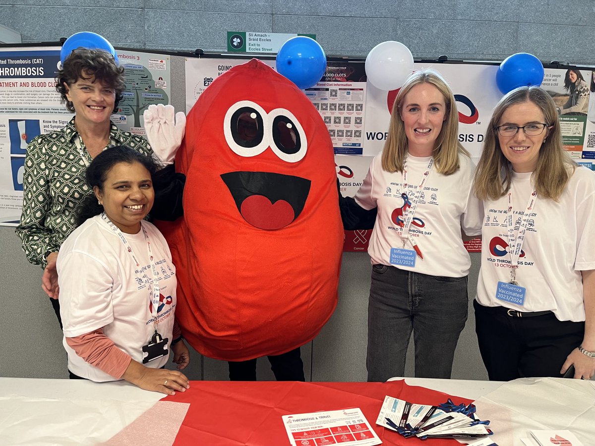 #worldthrombosisday 23  at the Mater Hospital ⁦<a href="/AnpMater/">Mater ANP Group</a>⁩ ⁦<a href="/MaterCNS/">Mater CNS</a>⁩ ⁦<a href="/MaterTrauma/">Mater Hospital Trauma</a>⁩ ⁦<a href="/LizOBoyce/">Liz O'Boyce</a>⁩ ⁦<a href="/DeeScottMcD/">Denise Scott</a>⁩ ⁦<a href="/fniainle/">Fionnuala Ní Áinle</a>⁩ ⁦<a href="/BarryKevane/">Barry Kevane</a>⁩ ⁦<a href="/annmarieo9/">annmarieo</a>⁩ ⁦<a href="/thrombosisday/">World Thrombosis Day</a>⁩ ⁦<a href="/ThrombosisIrL/">Thrombosis Ireland</a>⁩ #VTE