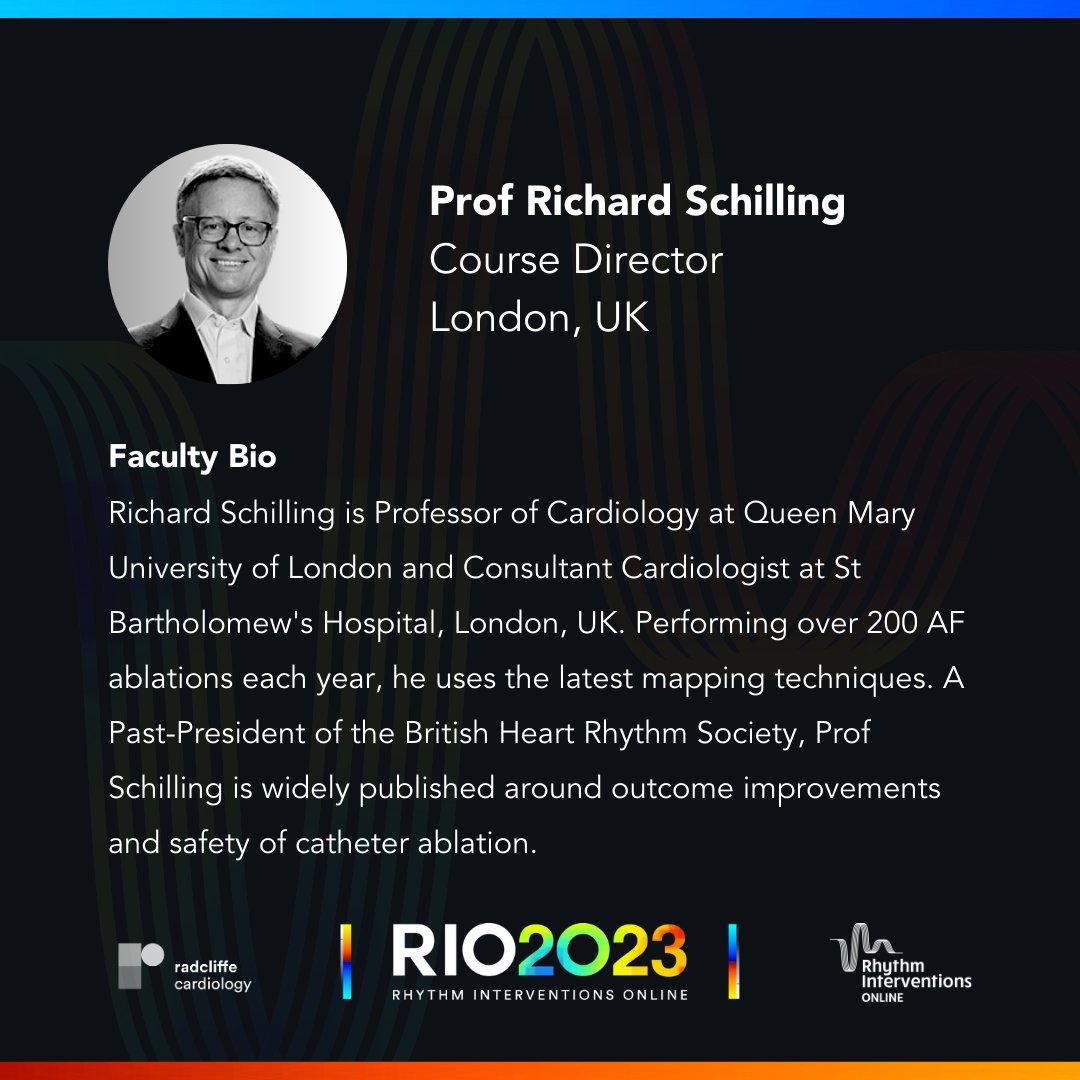 ⭐️ Prof Richard Schilling 🌎 London, UK 🥼@Prof_Schilling