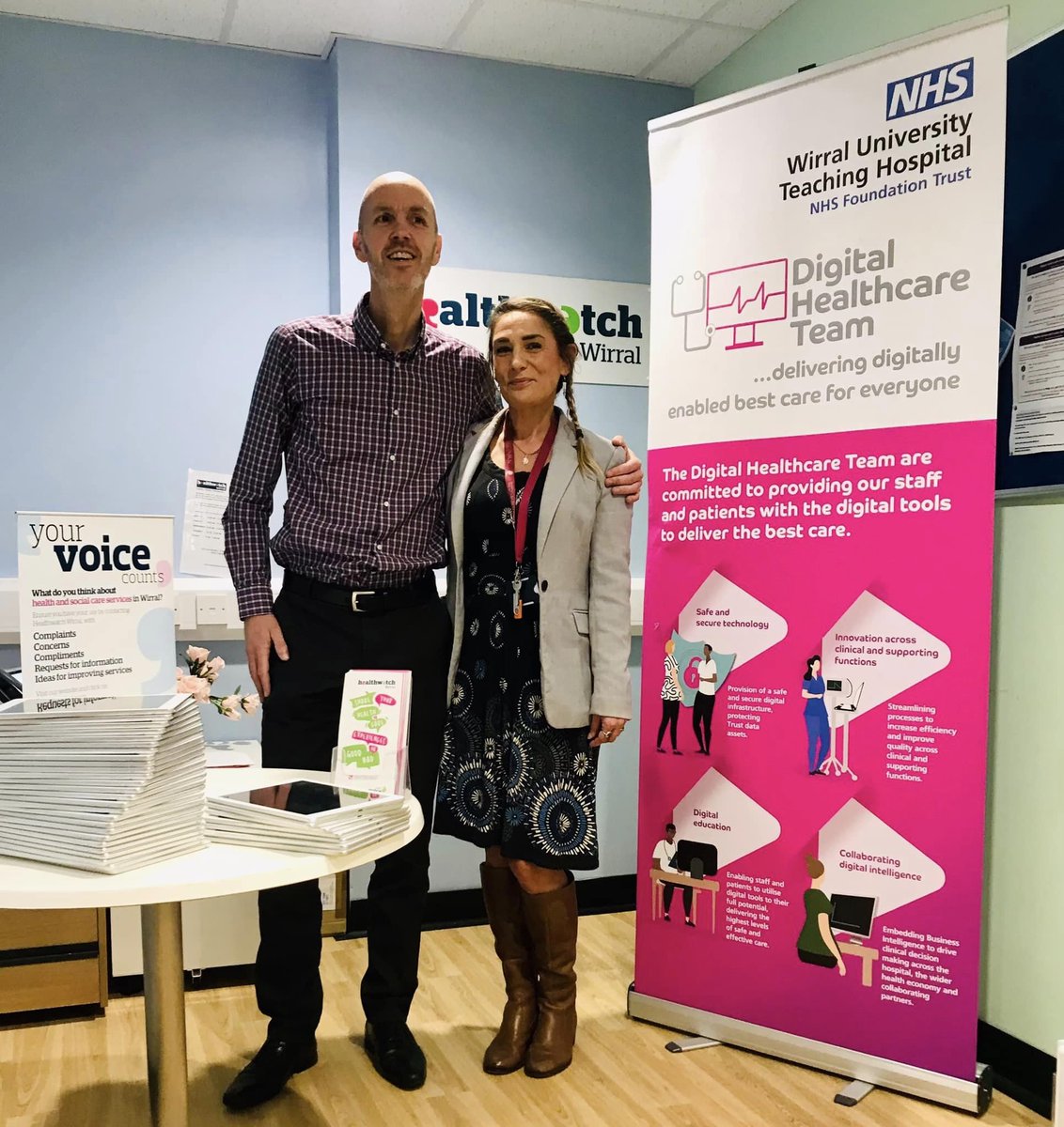 Healthwatchwirr's tweet photo. Healthwatch Wirral have been working hard with WUTH to ensure that IPads can be distributed for use in the community here on Wirral.

The IPads will make a big difference for many across our Wirral communities. 

#BecauseWeAllCare #Spare5 #socialvalue #DigitalInclusion https://t.co/IEytyjyfd9