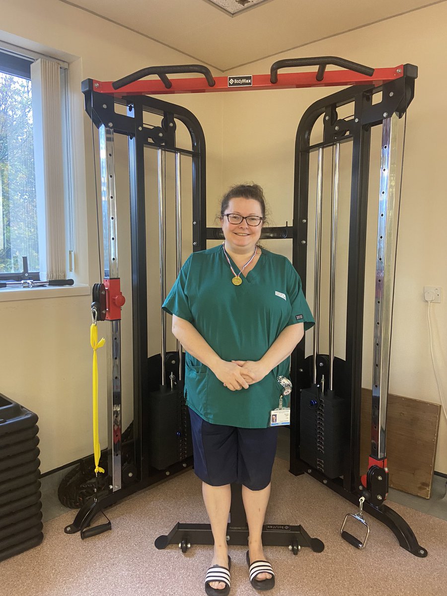 JoPerry28059408's tweet photo. Not only is our state of the art gym used to rehab our patients, it’s also used to eat cake! AHP day celebrations underway with a bake off! Well done @HandTherapyLTH first prize for the themed cake 😋 https://t.co/SMWKhhXajh