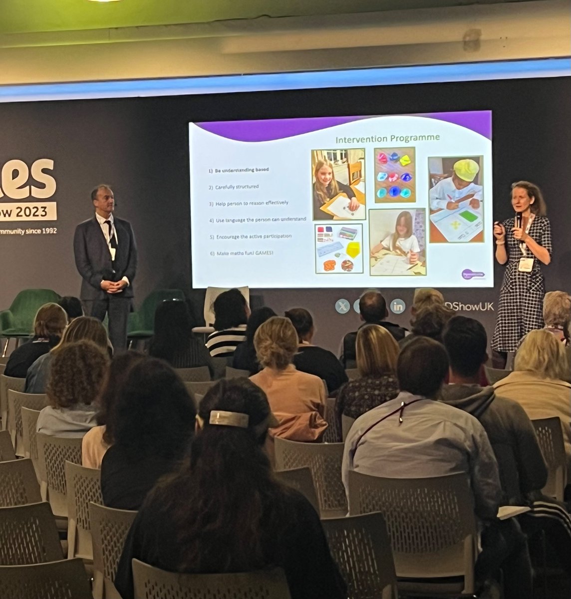 Amy_jkp's tweet image. Great talk from Rob Jennings and Cat Eadie @DyscalculiaNet1 about maths difficulties- impact on daily life, how we can address in school @SENDShowUK #Dyscalculia #SpLDs #Neurodiversity
