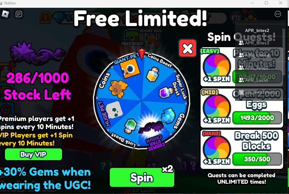 bitesizedstar1's tweet photo. woot woot! i got the giant fox from the wheel !! 

#luckyblocklegends #roblox #UgcFree #fox https://t.co/4jwucmpXf8