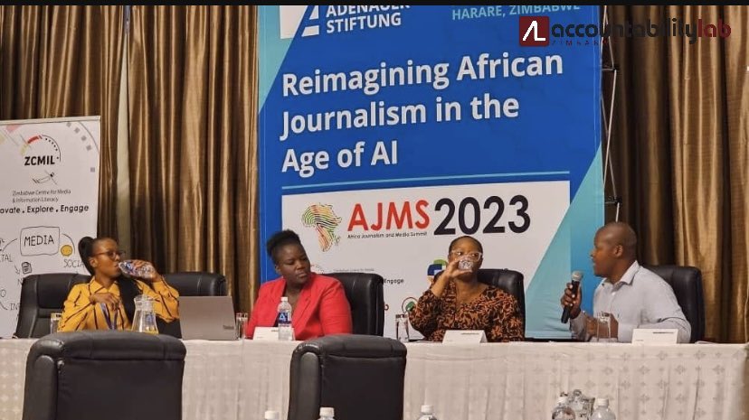 Accountability lab Zimbabwe is participating on the session on Tweeting Democracy across Africa: Al, journalism, governance and Human rights which is currently underway at the #AJMS2023.
#AccountabilityLabZW