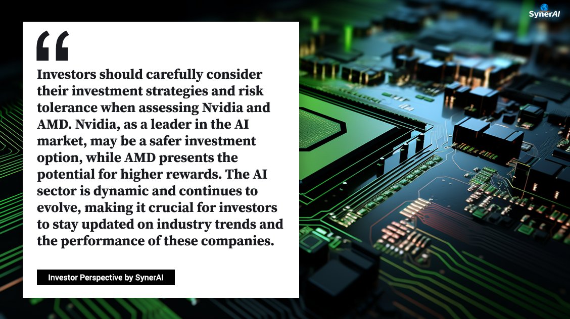 SynerAI's tweet photo. Nvidia ( $NVDA ) Dominates AI Market with GPUs, AMD ( $AMD ) Stock Lags Behind
#ai #artificialintelligence #investing #trading #investmentresearch #Nvidia #AMD #AIChips #GPU #TechInvesting #NvidiaStock #GPUMarket #TechStocks https://t.co/mJlAak5dVX