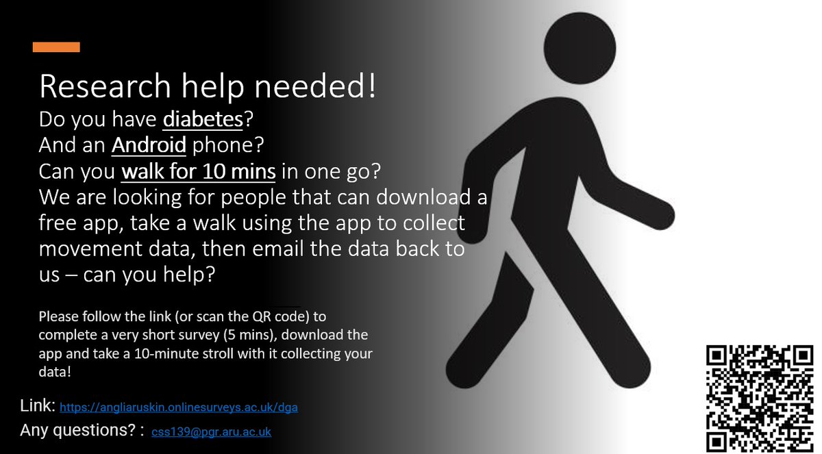 StrongmanClare's tweet photo. I'm still looking for a few more people with #diabetes willing to take part in some walking research.  Can you help/share/retweet? https://t.co/TvPOC1et73 https://t.co/YnM4BBWtiS