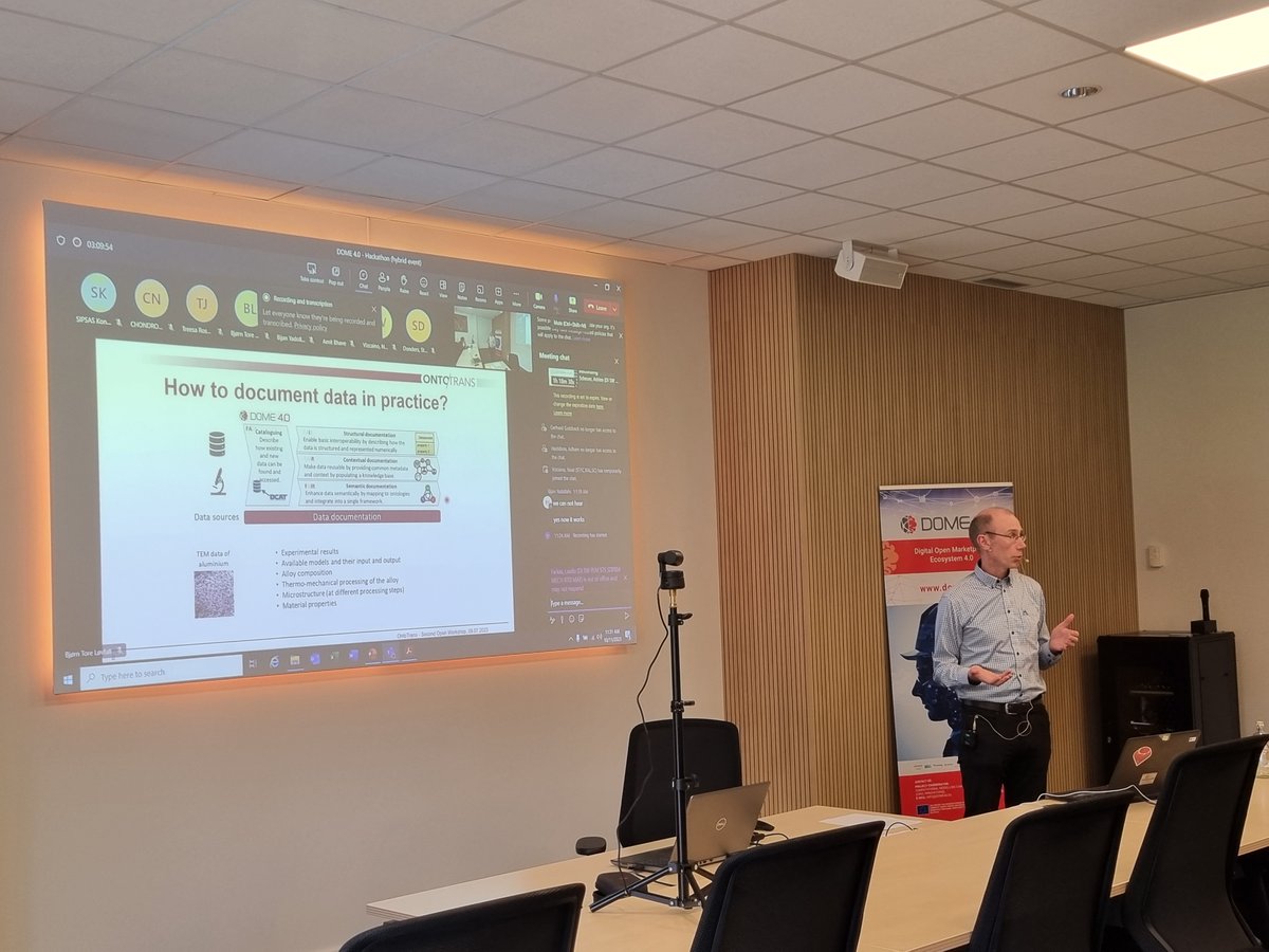 cmclinnovations's tweet photo. Fantastic discussions in @DOME40_H2020 Second #Hackathon (11-12 Oct 2023, Leuven, BE) covering how the project leverages #IndustryCommons developments from #H2020 @ontocommons @ontotrans and @openmodel_h2020
projects towards #interoperability, #FAIRness and #datasharing https://t.co/zLs1UdEcSf