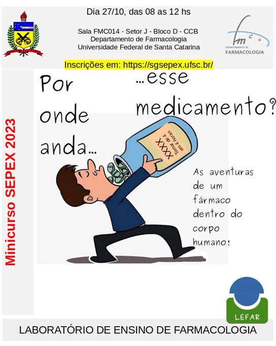 Image from Farmacologia UFSC (@FarmacoUFSC)