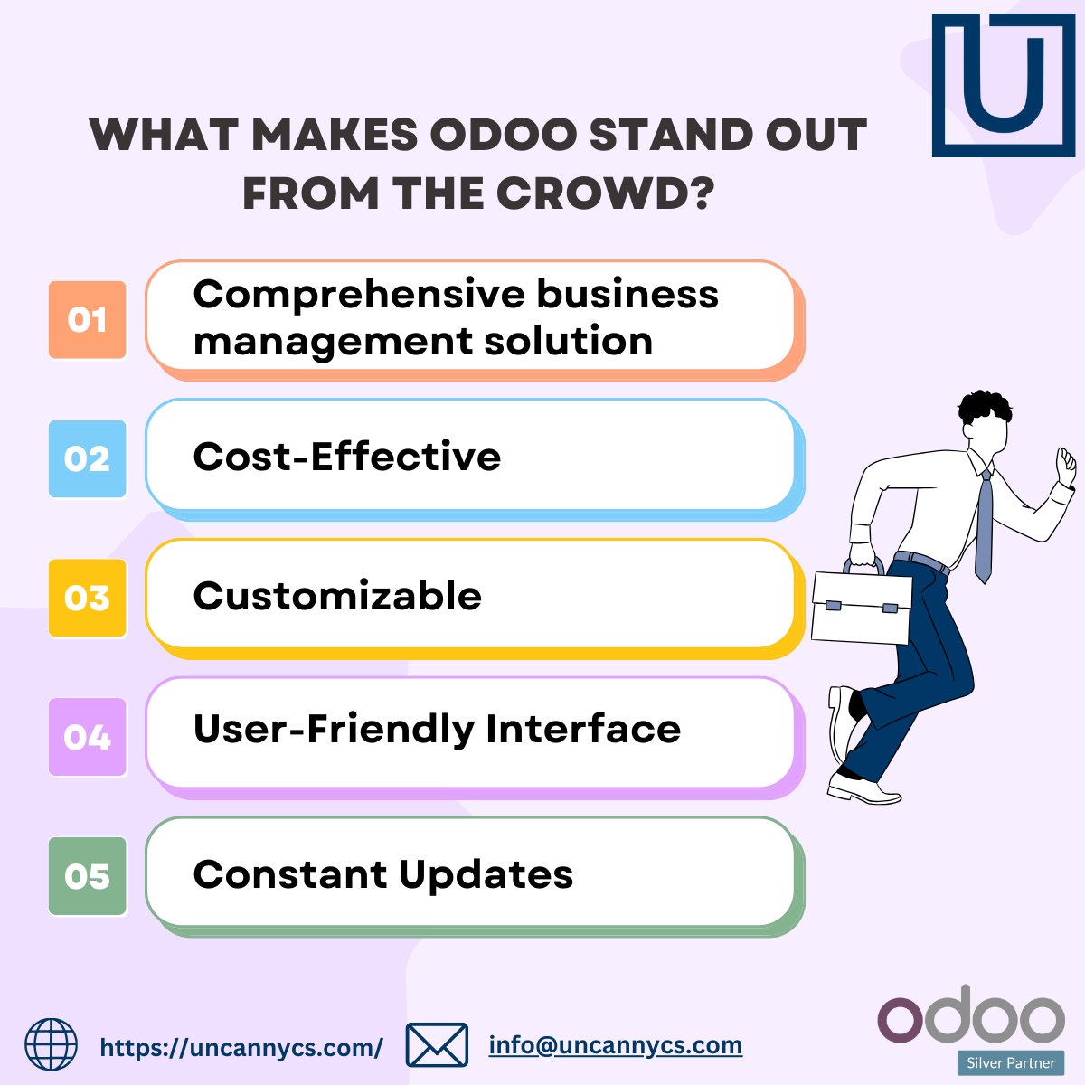 uncannycs's tweet photo. Odoo is one of the best ERP systems in the market. It is power-packed with several features that make it stand out from other available ERP softwares.
#uncannycs #OdooPartner #ERPSelection #AutomationAdvantage #BusinessPartnership #sales #Marketing #finance #operation https://t.co/YxKyvuXcr6