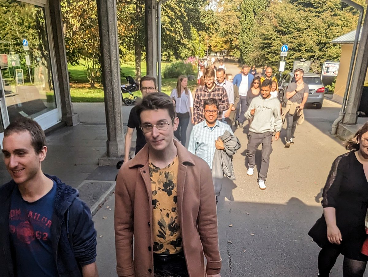 loosolab's tweet photo. Some impressions on our joint CPI hackathon @CPI_ExStra with the Schulzlab @TheMarcelSchulz on the MPI HLR BN @mpi_hlr.
We had amazing talks and workshops on sc-ATAC analysis and FAIR data.🧑‍💻
Besides work, we enjoyed great pizza and a walk through #BadNauheim.🍕🚶 https://t.co/RBdY6ouXIu