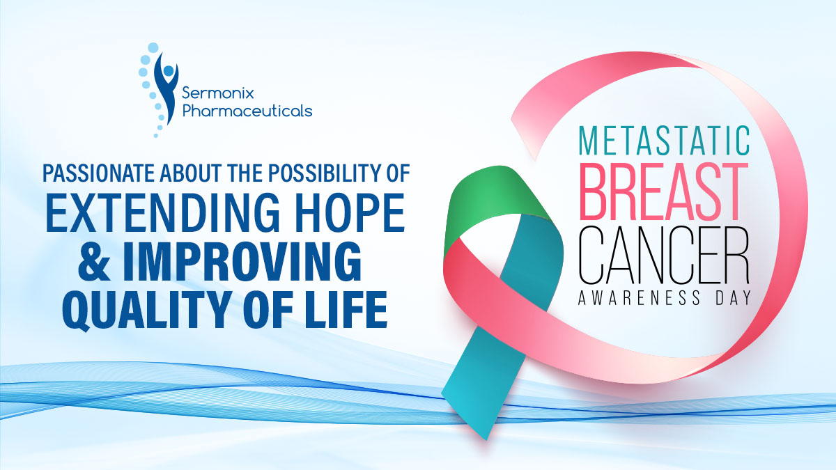 At Sermonix, we aim to extend hope and quality of life to patients with metastatic breast cancer (mBC). Clinical trials are key to bringing treatment advances to these patients. Learn more about our #ELAINEStudies. bit.ly/458Lo66 #MBCAwarenessDay #MBC